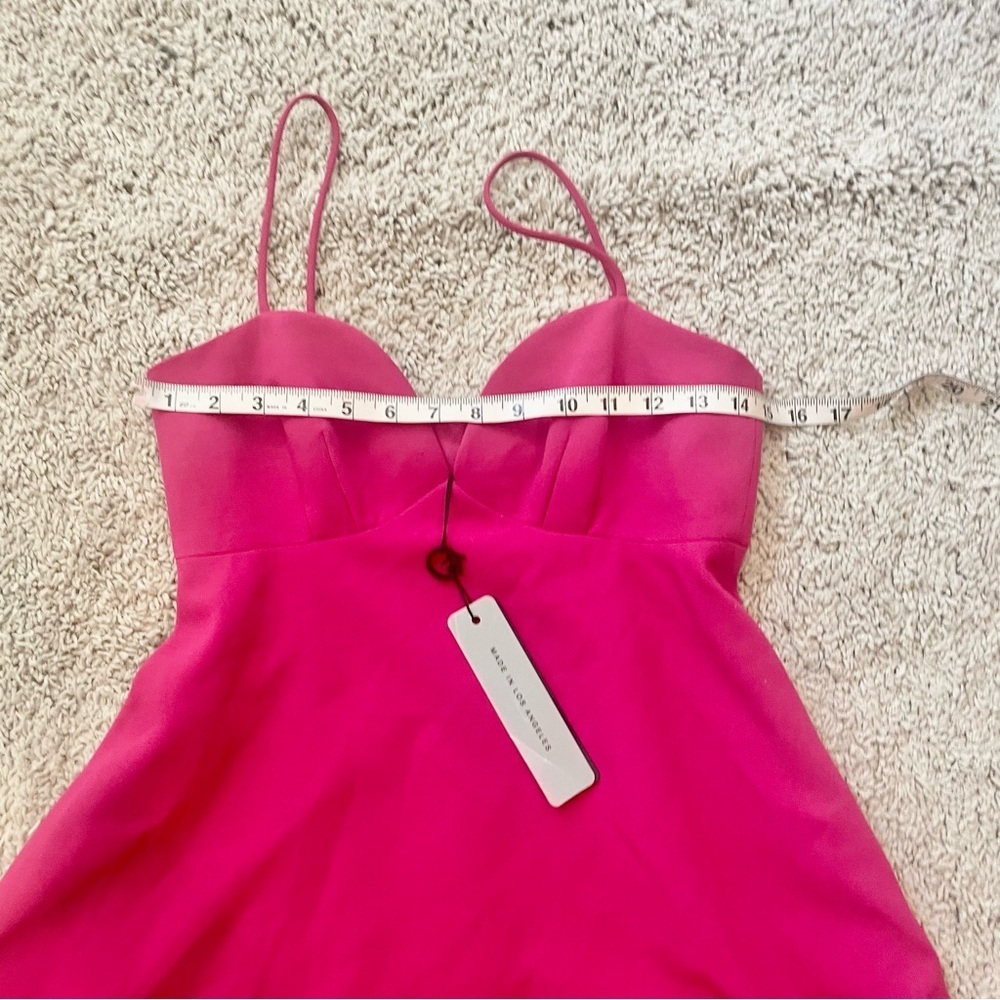 NWT Black Halo McAdam Dress Hot Pink With‎ Pockets New - Picture 9 of 12